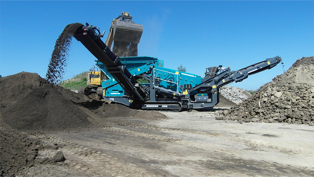 Abbruch Preiss - Mobile Siebanlage (3)